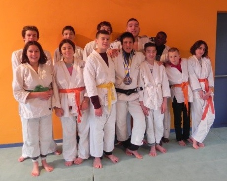Passage de grades section Judo IME 2016