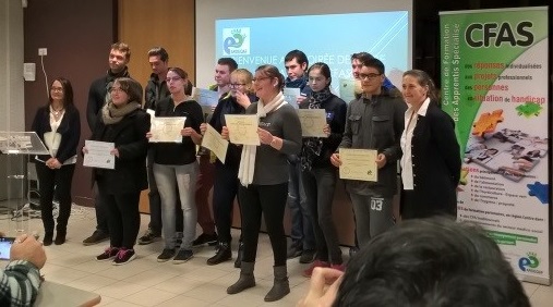 Remise de diplômes IME fin 2016 2